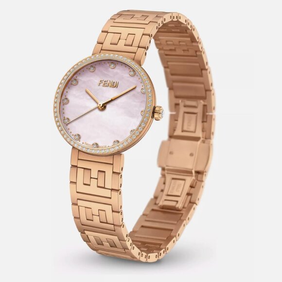 Fendi Women's Rose Gold 30mm Bracelet Watch - Picture 1 of 4